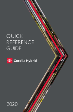 2020 Toyota Corolla Hybrid Owners Manual Free Download